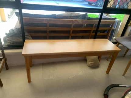 Aldi American oak dining bench Stools Bar stools in Labrador QLD Gumtree Australia