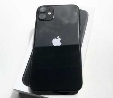 Apple iPhone 11 (128GB) - Black- (Unlocked) Excellent