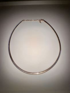 Sterling silver choker necklace on sale australia