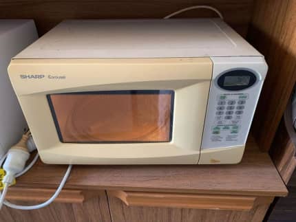 sharp carousel microwave under cabinet