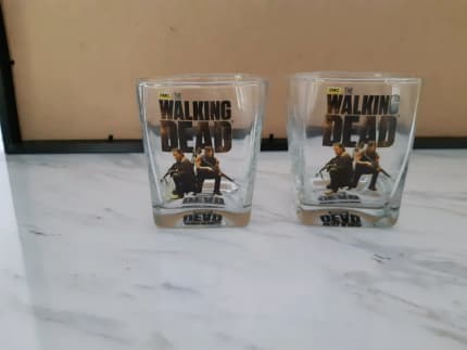 walking dead shot glasses