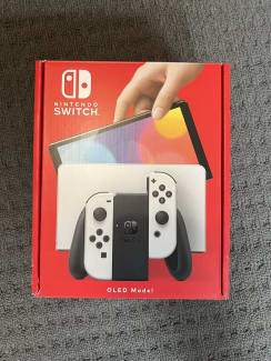 Nintendo Switch OLED in White with Mario Party Superstars and Accessories 