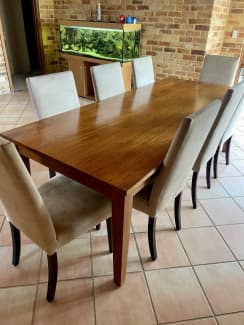 solid wood dining table used