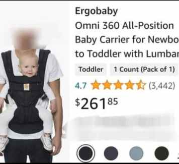 ergobaby carrier Baby Carriers in Cranbourne West VIC Gumtree Australia