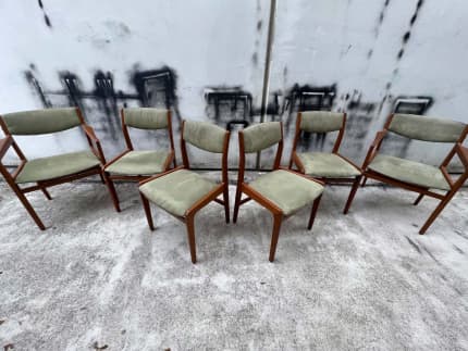 Mid Century Danish Dining Chairs by Illums Bolighus Kobenhaven