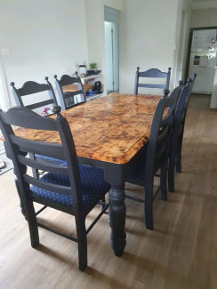 gumtree timber dining table