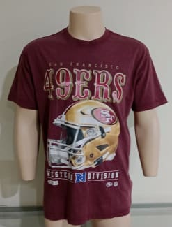 Vintage 90's San Francisco 49ers 100% Cotton T-shirt Size 