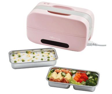 Mini Microwave Portable Lunch Box,portable Box Food Heater,portable Food  Warmer For On-the-go,mini Rice Cooker 1.2l Heated Lunch Box For Home Office  S