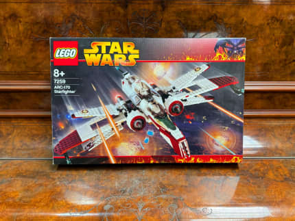 Rare Pre owned Lego Star Wars 7259 ARC 170 Starfighter Unsealed