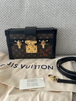 Replica Louis Vuitton M40273 Petite Malle Crossbody Bag Monogram Canvas For  Sale