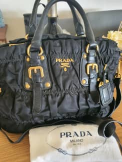 Prada, Bags, Authentic Brand New Prada Tessuto Gaufre Sling Bag Never  Used
