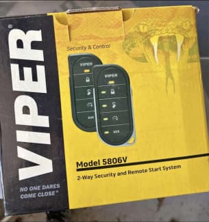 Viper 5806v 2 way deals auto remote start & alarm