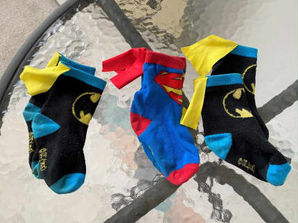 7-pack Boys' Briefs - Black/Batman/Superman - Kids