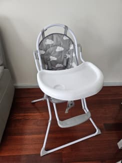 Pranzo flat hot sale fold high chair