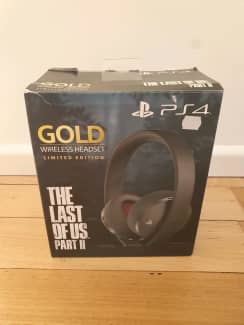 Playstation 4 gold the last of us part ii wireless headset hot sale