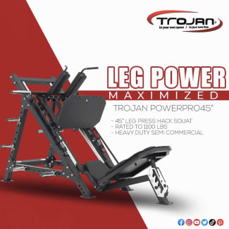 PowerPro 45Leg Press Hack Squat Unleash Your Leg Power Gym