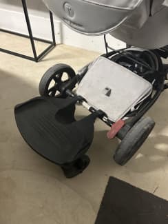 Skateboard for outlet pram