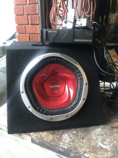 Sony xplod 1300 hot sale watt subwoofer red