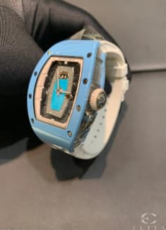 Richard Mille RM 037 Ladies Automatic in Blue Ceramic ATZ