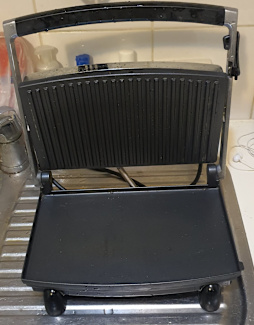 sunbeam compact café grill sandwich press gr8210