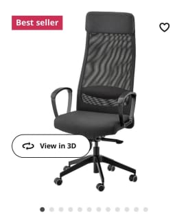 Ikea markus swivel online chair