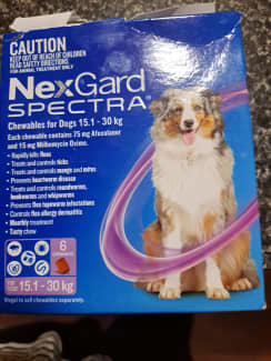 Nexgard Spectra Chewables for Dogs 15.1-30 kg (Pack of 3) : :  Pet Supplies