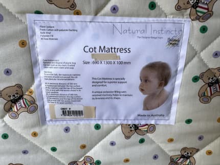 Natural instincts sale cot mattress