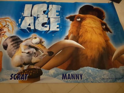 ICE AGE 1 2001 Original RARE Cinema Banner | Other Antiques, Art &  Collectables | Gumtree Australia Stirling Area - Tuart Hill | 1300503033