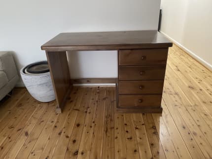 floor desk with drawers