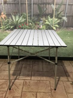 spinifex square aluminium folding table