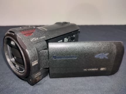 Panasonic HC-VX980M 4K HD Camcorder with Video Light & Stereo Mic