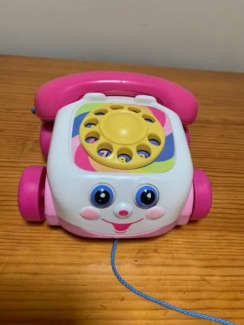 Fisher Price - Laugh, Learn, Grow & Play Little Chatter Telephone with  Ringing Sounds