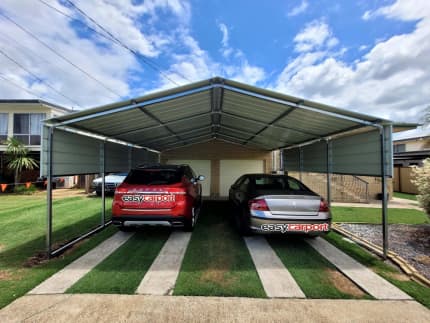 Moveable carport outlet