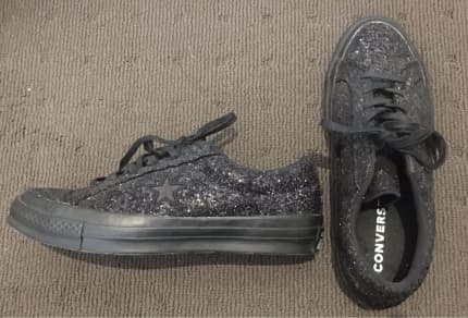 Converse one star glitter black womens shoes - size 9 | Women's Shoes |  Gumtree Australia Adelaide City - North Adelaide | 1308330748