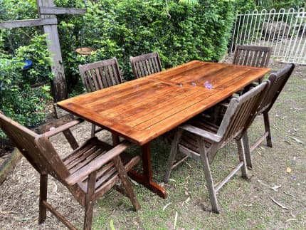 outdoor table chairs gumtree