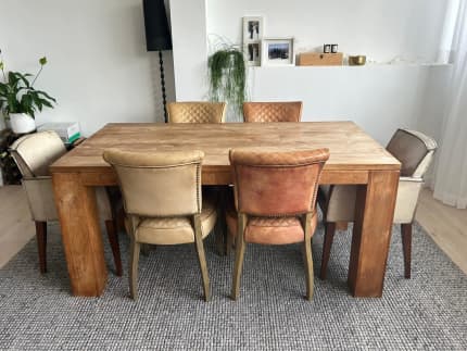 wooden dining table gumtree