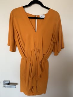 sheike orange playsuit