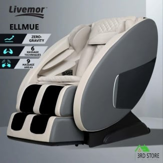 Livemor electric massage chair online recliner zero gravity shiatsu