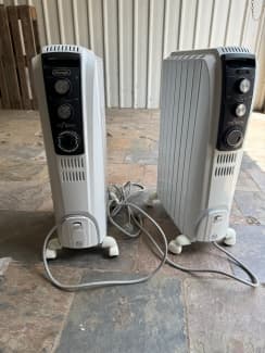 Pair of Delonghi Dragon 4 Oil Column Heaters Air Conditioning