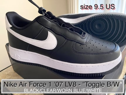 Nike Men's Air Force 1 '07 LV8 Shoes in Black, Size: 9.5 | Dr9866-001