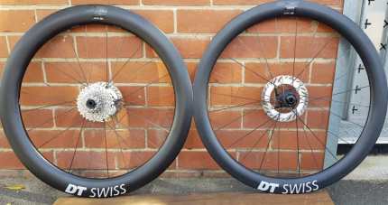 DT Swiss ARC 1600 Dicut Aero Wheels. 50mm Front/62mm Rear. *Near MINT.  - Bicycle Parts and Accessories in Clifton Hill VIC | Gumtree Australia