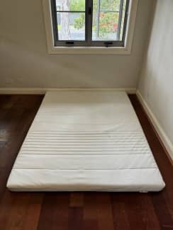 TUSSÖY mattress topper, white, King - IKEA