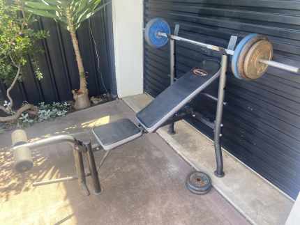 Bench press with weights Gym Fitness in Walkley Heights SA Gumtree Australia