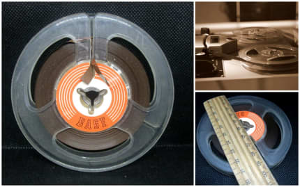 Vintage BASF 3.7 inch Pre-Recorded Reel to Reel Tape