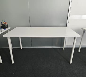 IKEA LINNMON / ADILS white table/desk 100x60 cm, Furniture & Home