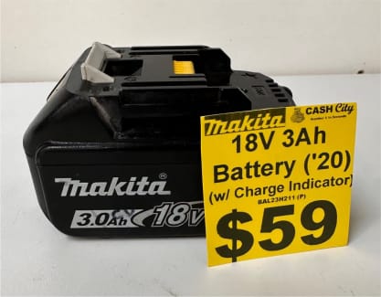 Makita 18V 3Ah Battery 20 w Charge indicator Power