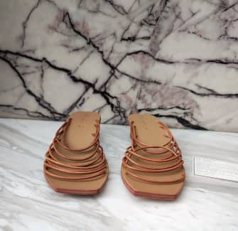 St Agni Shoes Ines Sandal Tan 40EU 9AU Women s Shoes