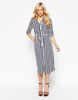 Oasis navy 2025 utility dress