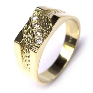 Mens gold clearance ring gumtree