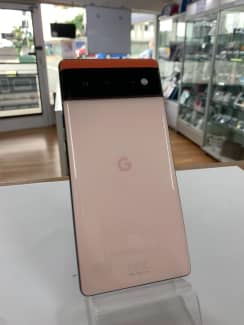 EXCELLENT GOOGLE PIXEL 6 128GB KINDA CORAL WITH SHOP WARRANTY